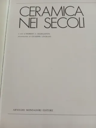 Libro Ceramica nei Secoli Mondadori 1970