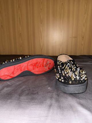 Scarpe Louboutin Uomo Nere e Oro