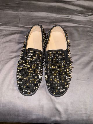 Scarpe Louboutin Uomo Nere e Oro