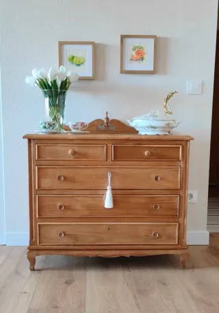 Cómoda Provenzal Madera Lavada