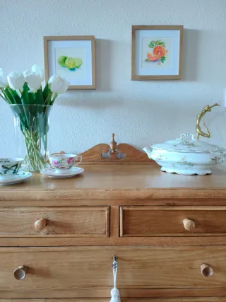 Cómoda Provenzal Madera Lavada