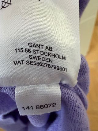 Jersey Gant Lila Talla L
