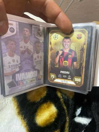 Cromos Panini Champions tradeo por cartas pokemon