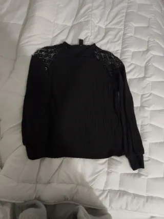 Camisa larga Amanda negra