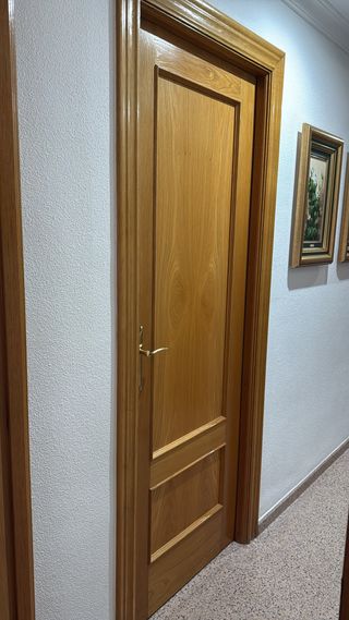 Puerta de madera interior