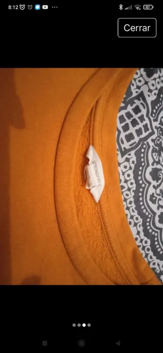 Sudadera Camel con mariposas