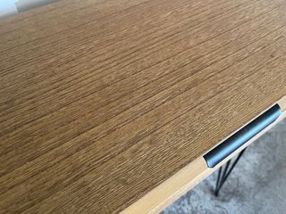 Mueble recibidor madera y metal