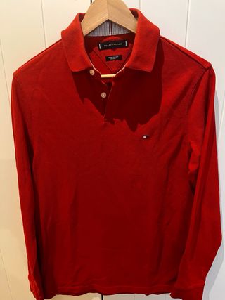 Polo Tommy Hilfiger Rojo Hombre Talla M