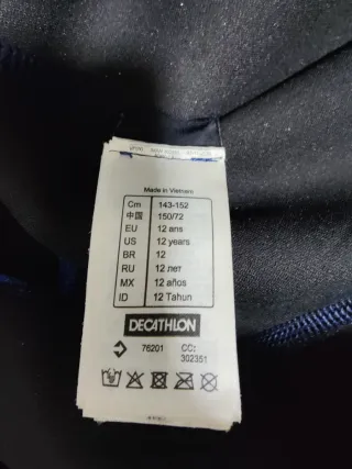 Traje Neopreno largo grosor 2mm Talla 12 Años