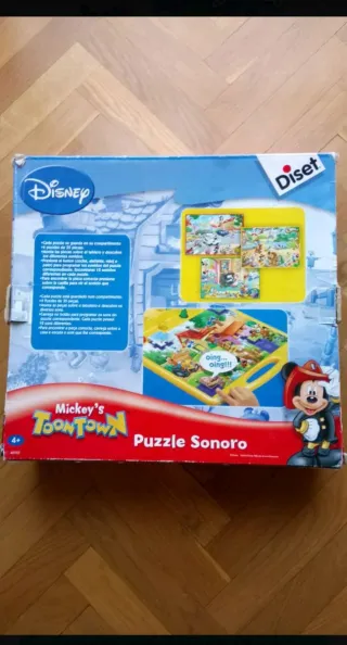 4 Puzzle Sonoro Mickey Mouse