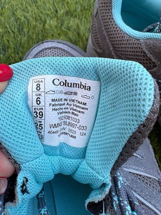 Zapatos Columbia trekking/caminar Talla 39 NUEVO