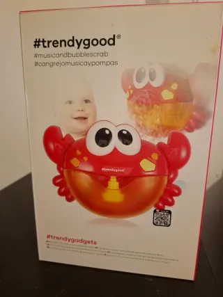 Cangrejo burbujas musical para baño