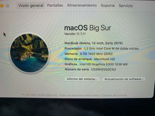 Apple MacBook Retina 12 Plata/Gris Espacial