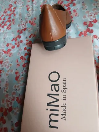 Mocasines miMao Marrones Piel Talla 38