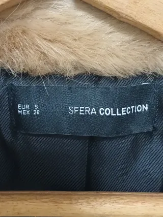Chaquetón Sfera Piel Sintética Beige