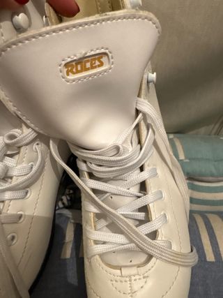 Patines de Hielo Roces Niña Blancos nuevos