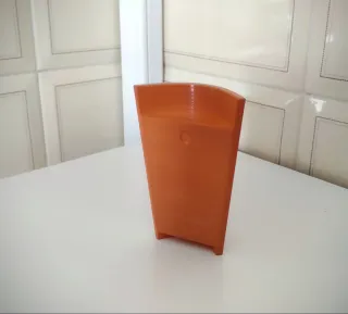 Set 3 tegole decorative marrone arancio