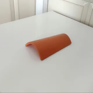 Set 3 tegole decorative marrone arancio