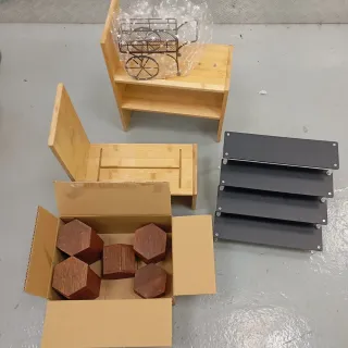 Set de Baldas/estanterías para escaparates