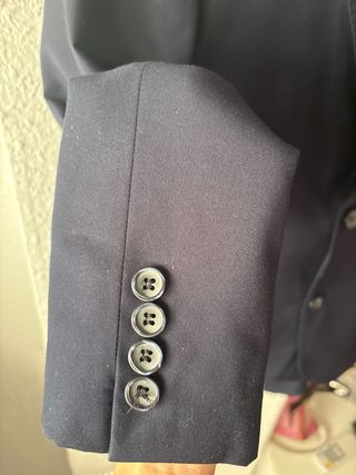 Traje de chaqueta azul