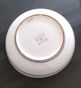 Ciotola Ceramica Artistica Siciliana Pesce