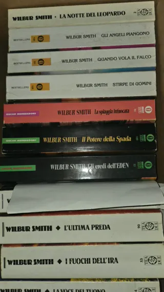 Lotto  Libri Wilbur Smith Avventura