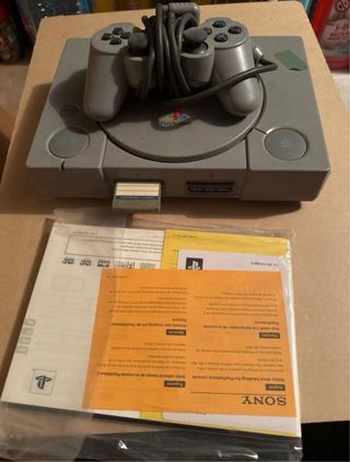PlayStation 1 Modificada Gris