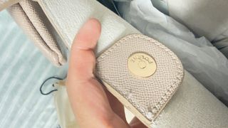 Bolso Polene Cyme Beige/Rosa