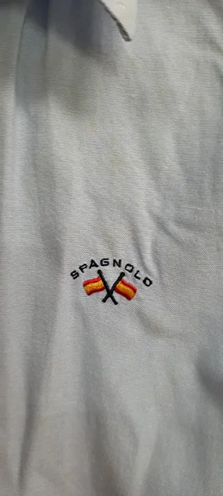 Camisa Spagnolo Azul y Rosa