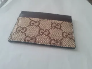 Portacarte Gucci Beige/Marrone