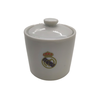Azucarero ceramica Real Madrid Coleccion AS Futbol Merchandising