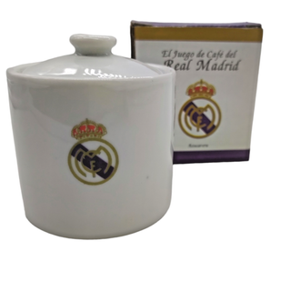 Azucarero ceramica Real Madrid Coleccion AS Futbol Merchandising