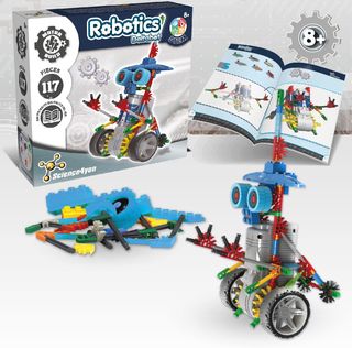 Science4you Robotics Deltabot - Kit Robotica para Niños con 117 Piezas, Construye tu Robot Interactivo, Construcciones, Robot para Montar, Juegos, Juguetes y Regalos para Niños 6 7 8 9 10-14 Años
