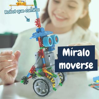Science4you Robotics Deltabot - Kit Robotica para Niños con 117 Piezas, Construye tu Robot Interactivo, Construcciones, Robot para Montar, Juegos, Juguetes y Regalos para Niños 6 7 8 9 10-14 Años