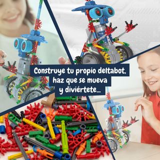 Science4you Robotics Deltabot - Kit Robotica para Niños con 117 Piezas, Construye tu Robot Interactivo, Construcciones, Robot para Montar, Juegos, Juguetes y Regalos para Niños 6 7 8 9 10-14 Años