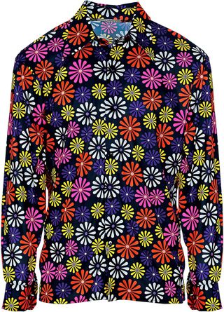 Widmann Milano Camisa 70s Groovy B0DY5CGM Nuevo (talla S-M)