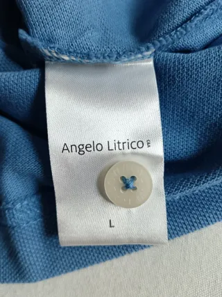 Polo Angelo Litrico Azul Talla L