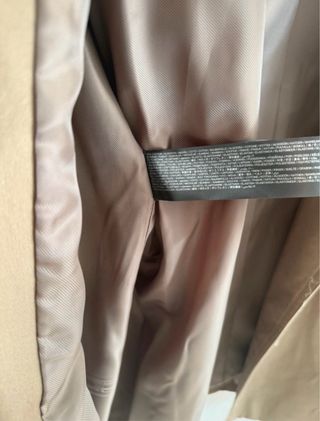 Gabardina Mango Marrón con Cinturón