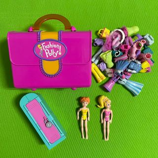 POLLY POCKET MALETÍN ARMARIO MUÑECAS VESTUARIO