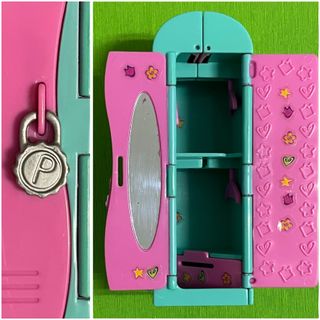 POLLY POCKET MALETÍN ARMARIO MUÑECAS VESTUARIO