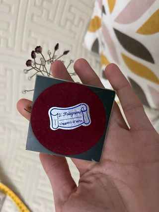 Albero decorativo in metallo e vetro