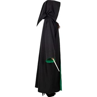 Ciao Disfraz Slytherin (talla L), Funidelia Túnica Réplica Oficial Slytherin - Diamond Edition para adulto, Incluye: Capa con parche bordado y bolsillo interior con caja de regalo, Talla L - Traje...