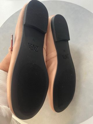 Bailarinas Zara Corazón Rosa