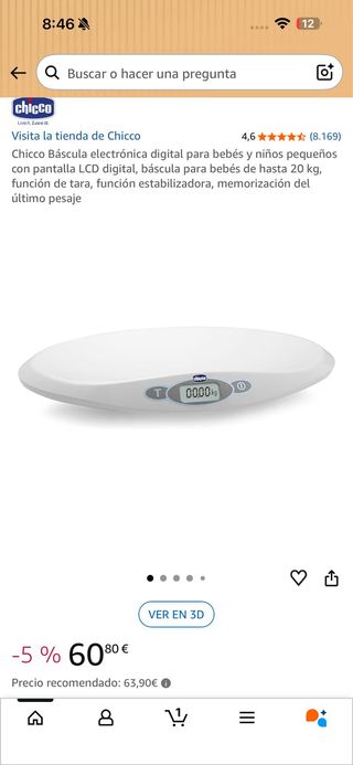 Bilancia per neonati Chicco