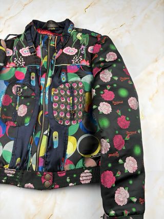 Bomber Desigual Patchwork Floreale