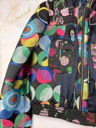Bomber Desigual Patchwork Floreale