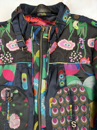 Bomber Desigual Patchwork Floreale