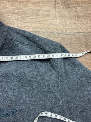 Giacca pile grigia Jack Wolfskin taglia L