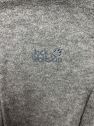 Giacca pile grigia Jack Wolfskin taglia L