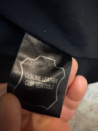 Giacca in vera pelle vissuta vintage